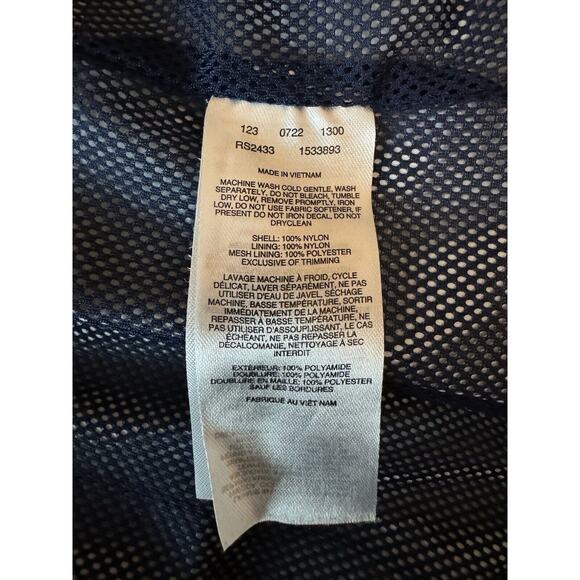 Columbia Omni Tech Jacket Size 4X Navy Zip Rain Coat - Picture 4 of 10